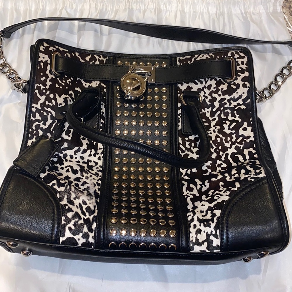 Michael Kors Hamilton Calf Hair & Leather